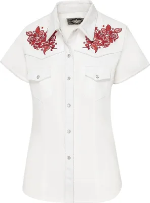 Produktbild von Damenbluse Westernbluse Country Cowgirl Western Stars & Stripes »SUMMER«