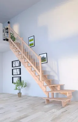 Obrázok produktu pre Schodisko Pertura Atanas Lepené drevo buk bez podstupníc buk 1/4-otočené dole vľavo 80 cm 13/14