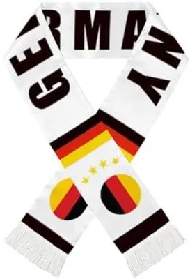 Produktbild von 3 WM 2026 Fußball Deutschland Fanschal Fanartikel WM 2026 fanartikel Schal für Herren Damen Kinder, Fächerschals Schärpen Weiche Fan Schal für Stadion Public Viewing & fussball WM 2026 Fußballspiele