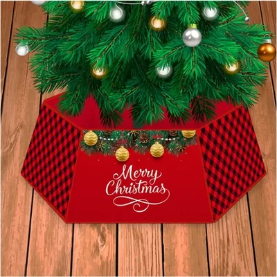 Produktbild von Weihnachtsbaumdecke Christbaumdecke Baumkragen Stand Deko Weihnachten NEU Kugeln