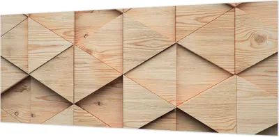 Produktbild von Wandtapete - Dekorative Tapete für Wohnzimmer- Tapetenfolie für Wanddekoration - 208x146 cm - Holzmosaik