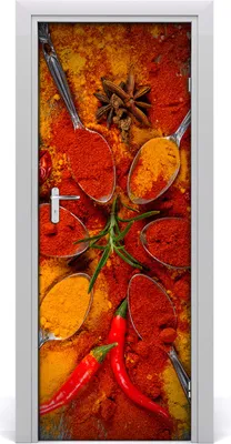 Produktbild von Tulup Türaufkleber 75x205 cm Dekorative Aufkleber Selbstklebend Wasserdichte Tapete Abnehmbar Schlafzimmer Wohnzimmer Wohnkultur - GEWüRZE