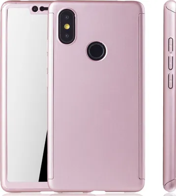 Produktbild von Handyhülle Schutzhülle für Xiaomi Mi 8 SE Full Case Cover Displayschutz 360 Rosa