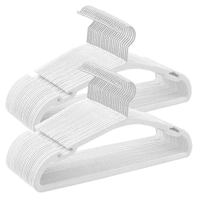 Produktbild von 50-teilige Kleiderbügel aus Samt – platzsparend – rutschfest – 43 cm