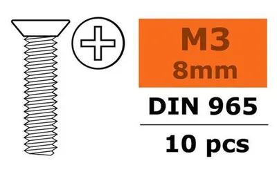 Immagine prodotto di G-Force, vite a Esagono M3 x 8 mm