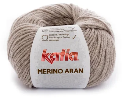 Image de Katia Merino Aran 9 Medium Beige Laine à tricoter