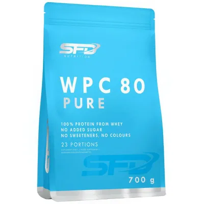 Produktbild von SFD WPC 80 Pure Protein 700g Pulver Eiweiß Proteine Muskelmasse Natürlich