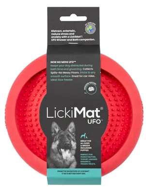 Obrázok produktu pre LickiMat Lízacia miska UFO 18 cm červená