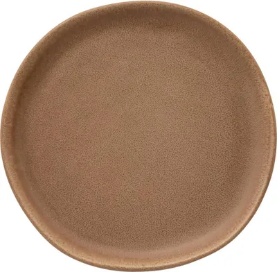 Obrázek produktu pro Talíř z kameniny, hnědý,  Ø 21 cm