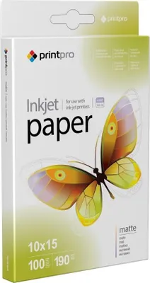 Produktbild von Colorway Fotopapier Print Pro matt 190g/m2/ 10x15/ 100 Blatt