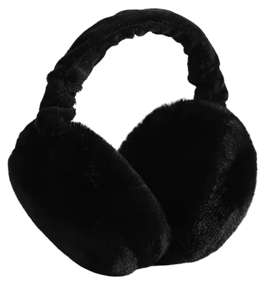 Produktbild von Damen-Ohrenschützer, faltbar, aus Plüsch, einfarbig, dick, weich, bequemer Ohrenschutz, Herbst-Winter-Ohrenwärmer für Mädchen, für den Alltag