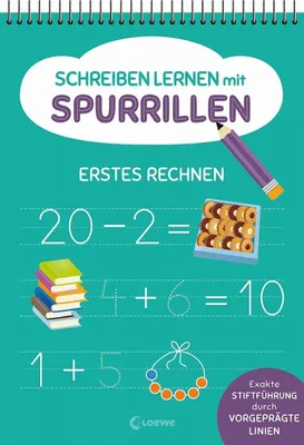 Produktbild von Schreiben lernen mit Spurrillen - Erstes Rechnen