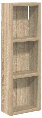 Produktbild von Eleganten-Stil Badezimmer-Wandschrank 1 PC,Modernes Design,Badmöbel,Badezimmer,mit Regal Sonoma-Eiche 20x10x60,5 cm - Spiegelschränke - Möbel26