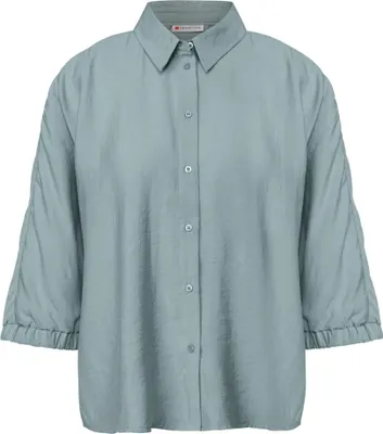 Produktbild von Street One Buttoned shirtcollar blouse w arona blue 36