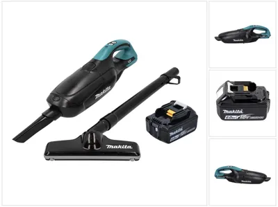 Image de Makita DCL 182 G1 B Aspirateur sans fil 18 V - noir + 1x Batterie 6,0 Ah - sans chargeur