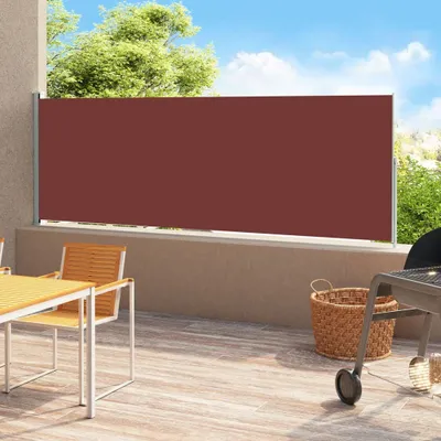 Immagine prodotto di Maison Exclusive - Tenda da sole laterale estensibile 180x500 cm, marrone