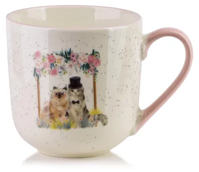 Imagen del producto de Becher Keramik Mondex Jules, 9,5x13x9,5 cm, color beige, 1 unidad