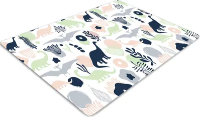 Produktbild von Stuhlunterlage Bürostuhlunterlage 120 cm x 90 cm Bodenmatte Bürostuhlunterlage - Dinosaurier