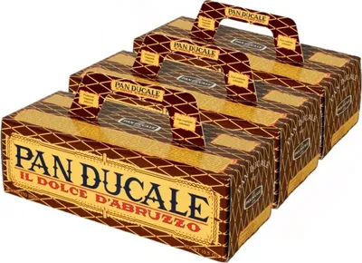 Produktbild von Pan Ducale - Typisches Dessert der Region Abruzzen (Italien) mit Schokolade und Mandeln - 3 x 300 g