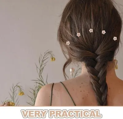 Produktbild von 2 Stücke U Förmige Wellenkämme Clips für Styling von Frisuren Fixieren Lose Haare und für Einen Eleganten Look bei Jedem