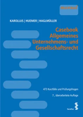 Productafbeelding van Casebook Allgemeines Unternehmens- und Gesellschaftsrecht