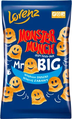 Image de Monster Munch Mr Big Salted Potato Crisps 90 g