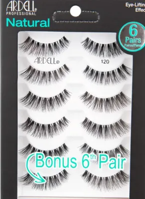 Produktbild von Ardell Natural Lashes 6 Pairs künstliche Wimpern 120