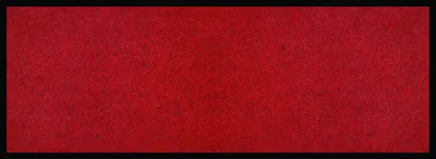 Eingangsmatte rot, 60x160 cm, Kunstfaser, 0,5 cm hoch