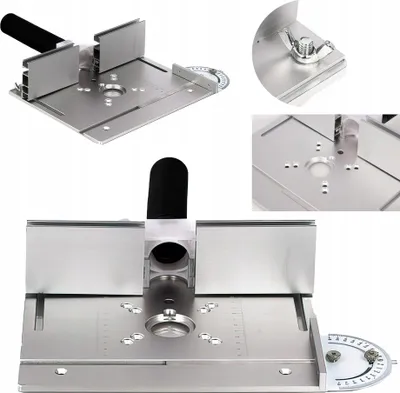 Zdjęcie produktu dla Aluminiowa Płyta do Frezarki z Uchwytem KRAFT&DELE