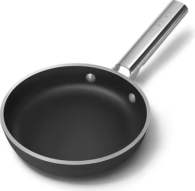 Produktbild von 20 cm mattschwarze bratpfanne Smeg FPF2002BLM