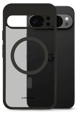 Produktbild von Mobilize Hybrid Handyhülle für Google Pixel 9 Pro XL MagSafe Hülle Hardcase Backcover Stoßfest - Schwarz
