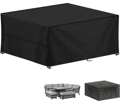 Obrázok produktu pre Ochranný obal na záhradný nábytok, 280x210x90 cm, vodotesný, s UV ochranou, vyrobený z odolného materiálu Oxford 420D, určený na vonkajšie použitie