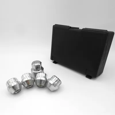 Obrázek produktu pro Matice pro zámky ráfků M12x1,5, 24 mm, kuželový výstupek 60°, SW19, zámek kola pro Opel Mokka A, Mokka A 4x4, Mokka X A, Mokka X A 4x4, Sintra, Ampera, Astra J
