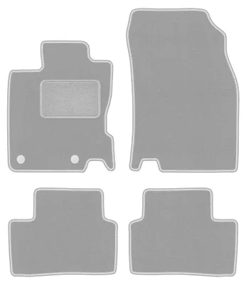 Immagine prodotto di Tappetini in moquette per Renault Kadjar 2015- (SUV) – set 4 pezzi, grigi, su misura – Wielganizator OSLO