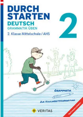 Produktbild von Durchstarten 2. Klasse - Deutsch Mittelschule/AHS - Grammatik