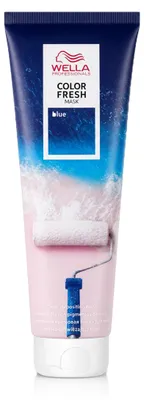 Productafbeelding van Masker voor kleurpigmenten Wella COLOR FRESH Blauw, 150 ml