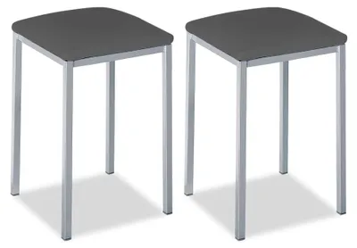 Productafbeelding van ASTIMESA Gekussende keukelstoel, stevige en stabiele constructie, aluminium frame
