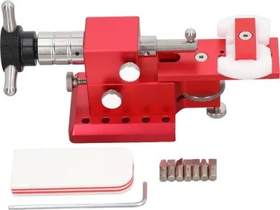 Produktbild von Drehbarer Uhrengehäuseöffner aus verschleißfester Aluminiumlegierung, rotes Werkzeug zur Wartung