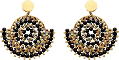Image de BRAELYN - Boucles d'oreilles pour femmes - Noir, Taille unique