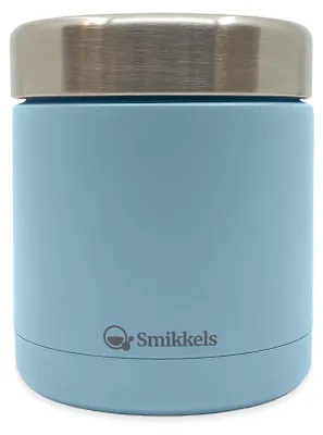Produktbild von Smikkels Thermos Foodjar Lunchbox Blau - Edelstahl 350ml für Kinder