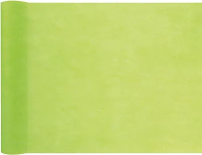 Immagine prodotto di Runner da tavolo in tessuto non tessuto decorativo 30 cm x 25 m - Verde chiaro