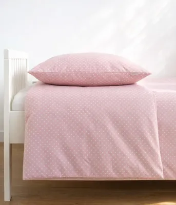 Rosa Bettwäsche Set aus Baumwolle – weicher Stoff und hochwertiges Mädchen Kinderzimmer