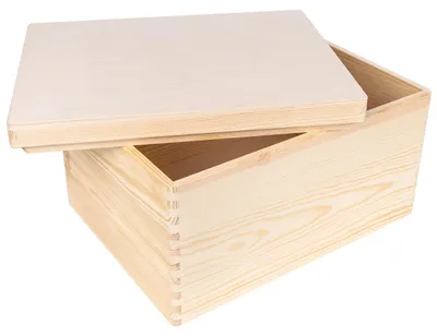 Productafbeelding van Creative Deco XXL Houten Doos Opberg-Kist, 40 x 30 x 22 cm (+/-1cm)