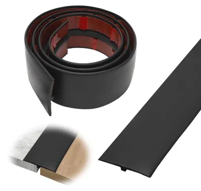 Productafbeelding van 1 m x 5 cm overgangsprofiel, zelfklevend, pvc-deurdrempel