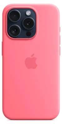 Produktbild von Apple iPhone 15 Pro Silikon Case mit MagSafe – Pink, Cover, Apple, iPhone 15 Pro, 15,5 cm (6.1"), Pink