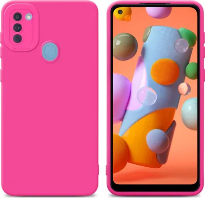 Produktbild von Cadorabo Hülle für Samsung Galaxy A11 / M11 Schutz Hülle in Pink TPU Silikon Etui Case Handyhülle