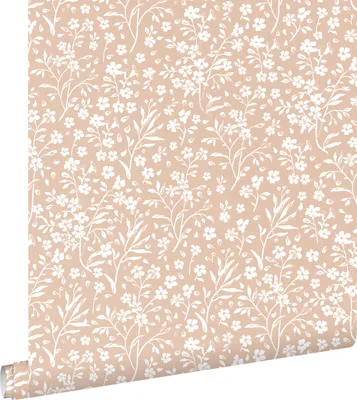 Zdjęcie produktu dla ESTAhome Tapeta kwiaty jasnej terakoty 50 x 900 cm
