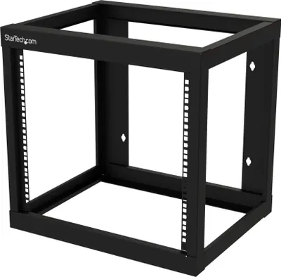Obrázok produktu pre StarTech.com RK919WALLO, Nástenný regál, 9U, 80 kg, 9,9 kg, Čierna