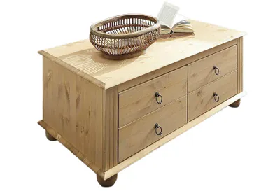 Produktbild von Couchtisch mit 2 Türen in Kiefer