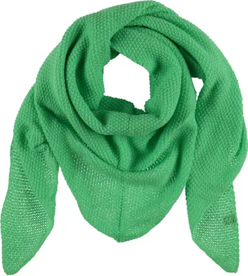 Produktbild von XXL Schal Damen Stricktuch Dreiecksschal Winterschal Neon Grün